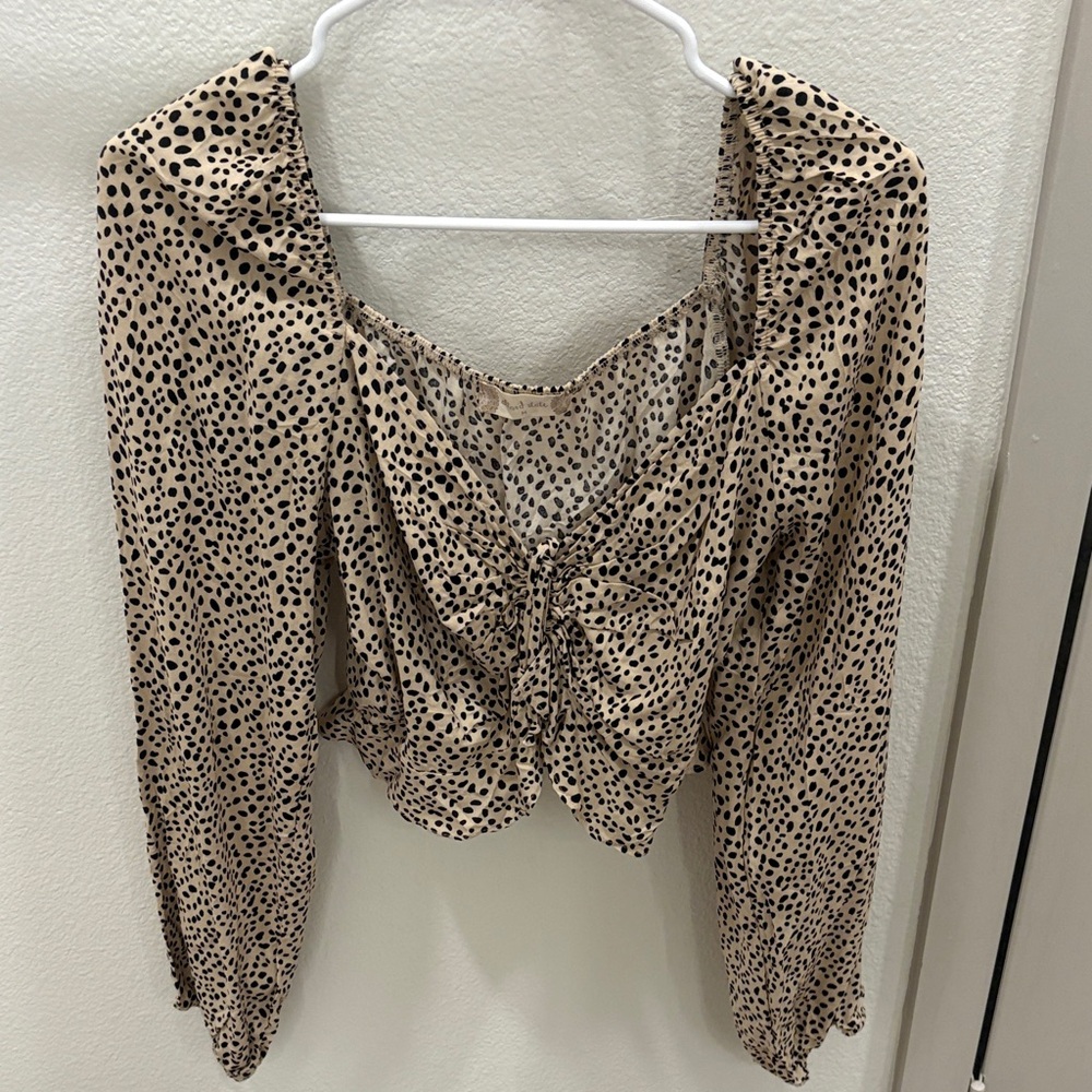 Leopard Print Women's Top